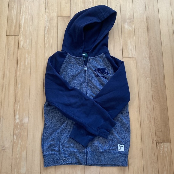 Navy blue roots zip up - Picture 3 of 3